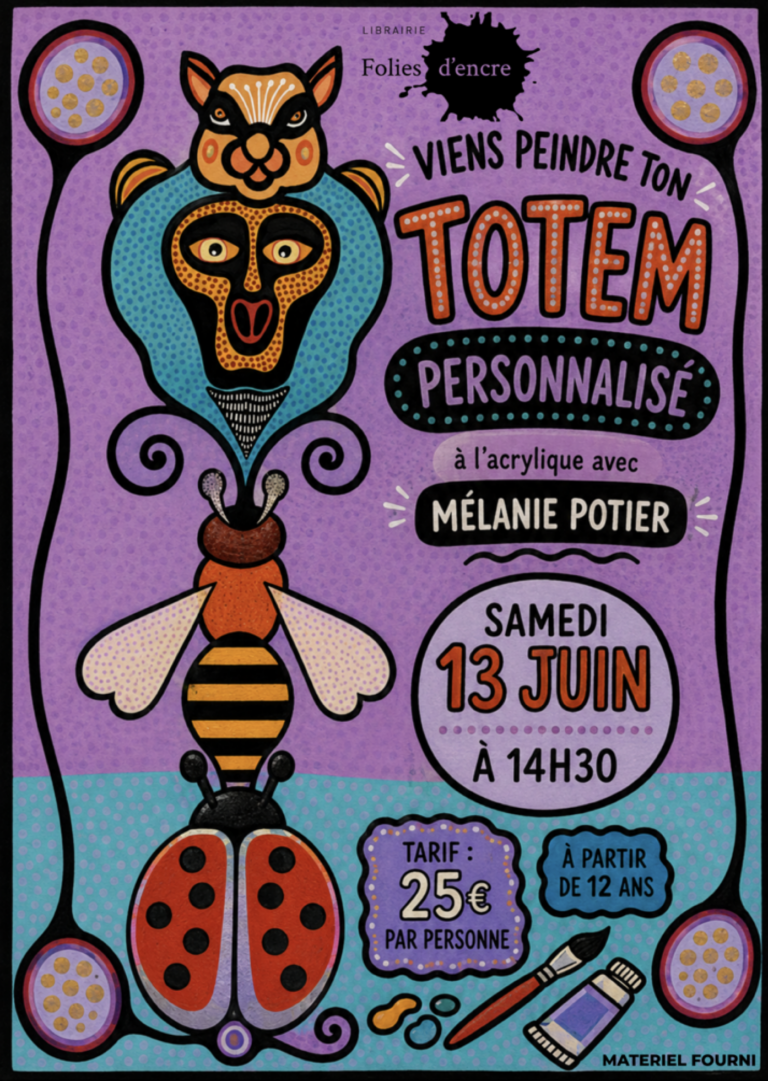 Affiche Atelier Créatif Moderne Rose Bleu Vert